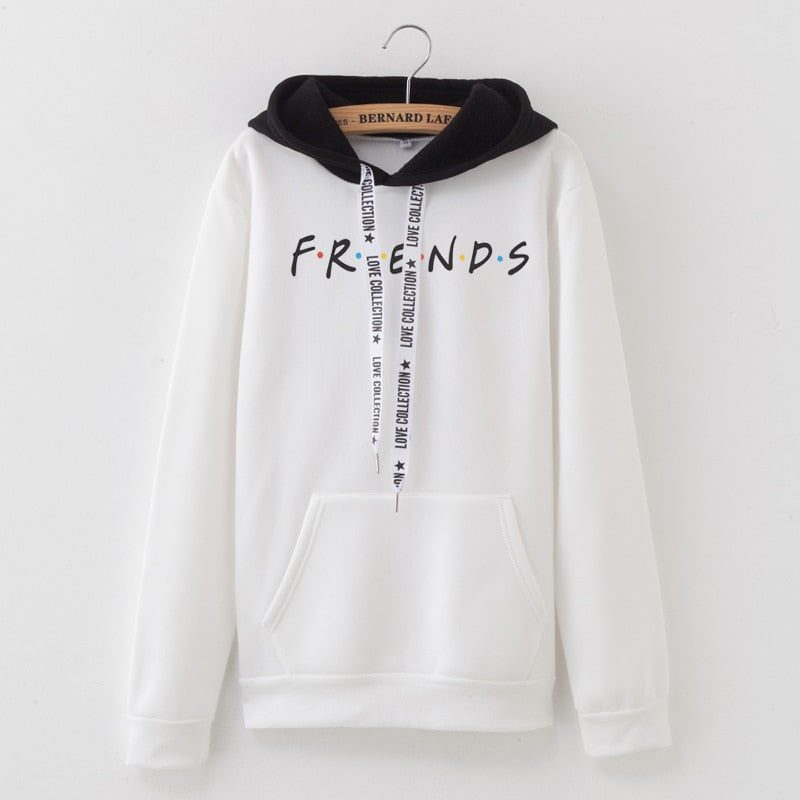 2019 New Friends Printing Hoodies Sweatshirts Harajuku Crew Neck Sweats Women Clothing Feminina Loose Women's Outwear Fall